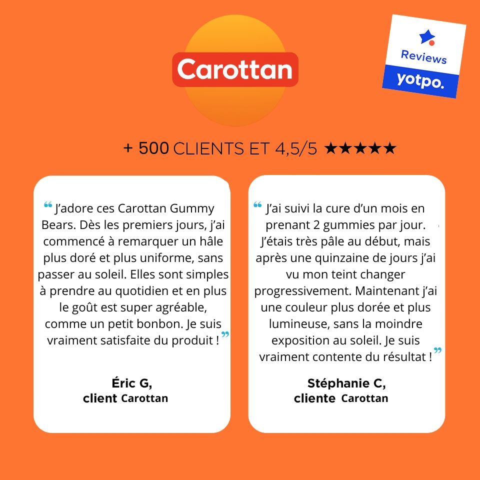 Carottan Gummy Bears – Autobronzant Naturel
